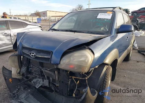 2006 Hyundai Tucson Gls/Limited from USA, damaged, VIN KM8JN12D76U365915